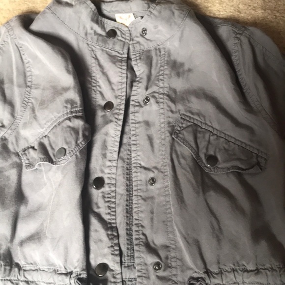 grey button up jacket - Picture 5 of 5